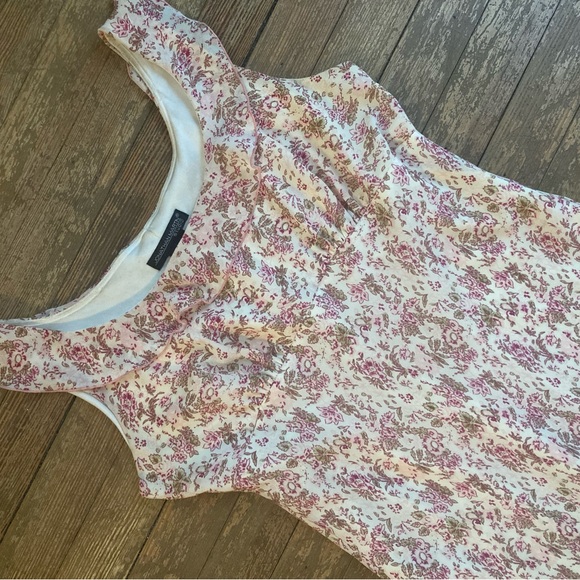 90s Ditsy Floral Garden Party Ruffle Milkmaid Dress - Picture 4 of 15